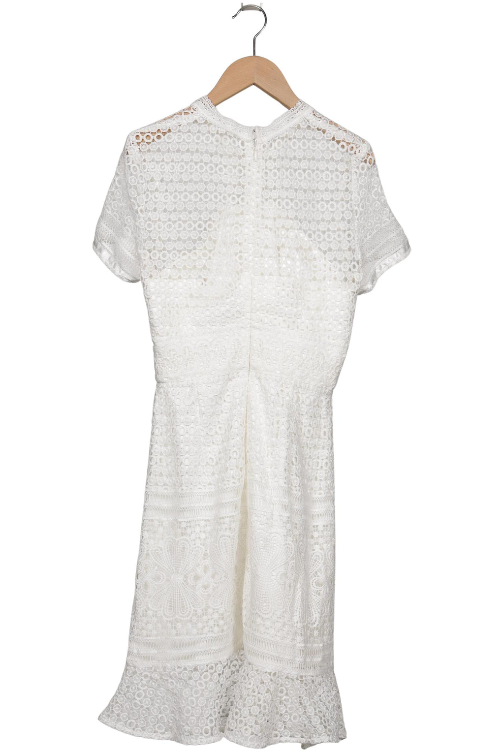 Chi Chi London Damen Kleid, Weiß, EU 34 5