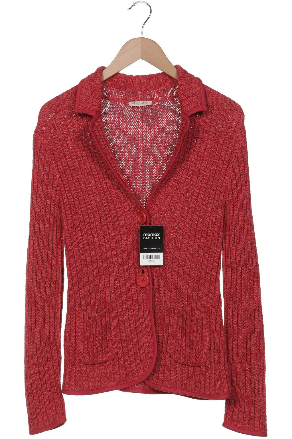 Christian Berg Women's Knit Cardigan Red Size S 4