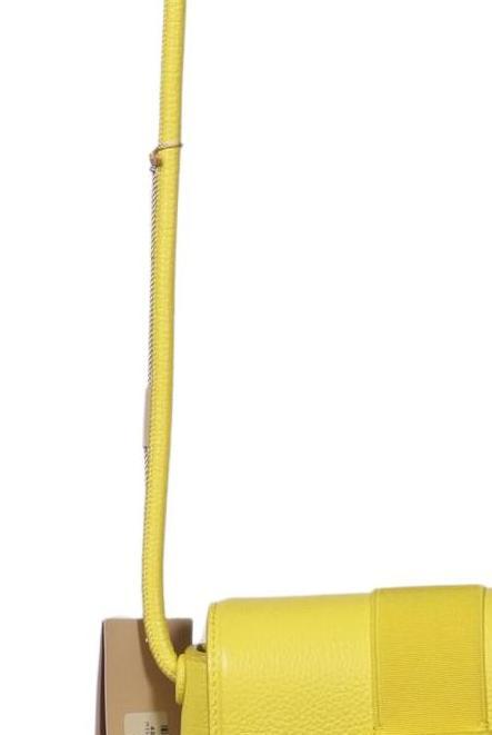 Christopher Kane Small Leather Handbag Yellow 4