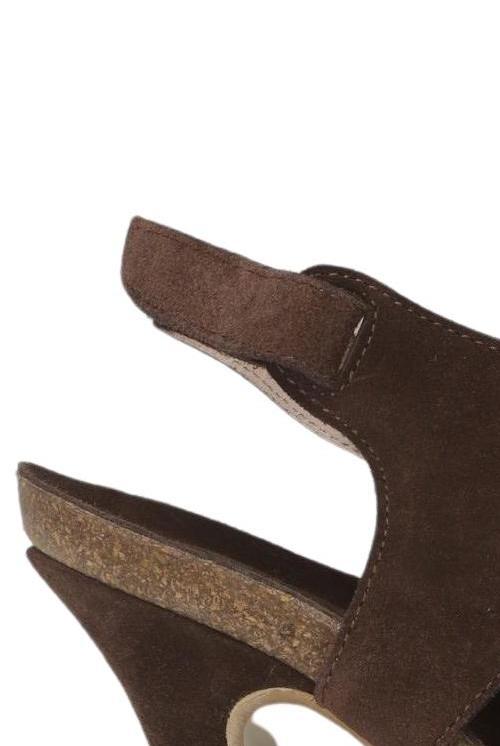 Cinque Women Sandals Brown EU 38 Leather 3