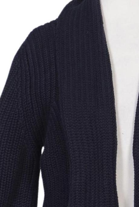 Cinque Women's Cardigan Navy Size S 4