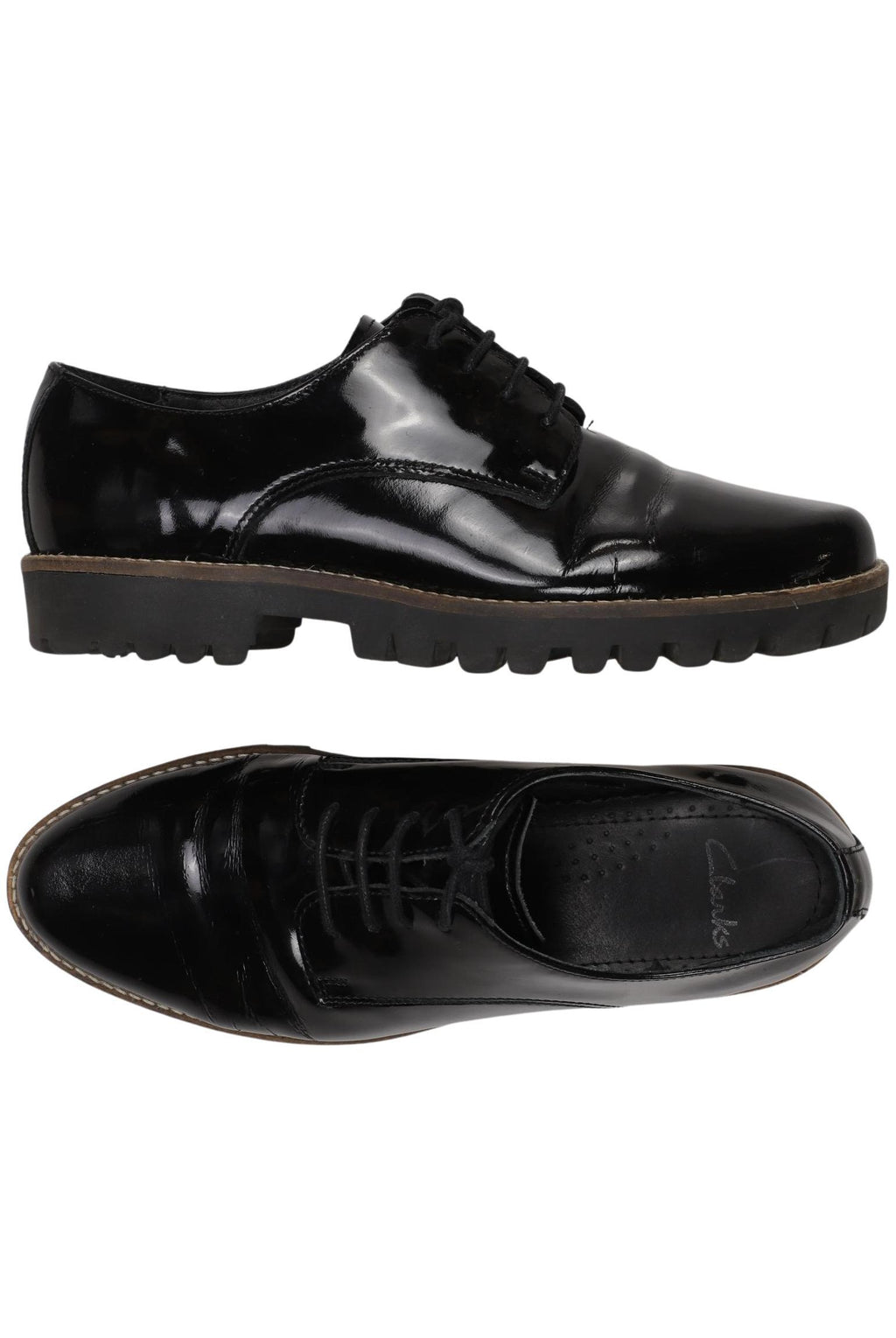 Clarks Women's Half-Shoe Black EU 39.5 Leather 2