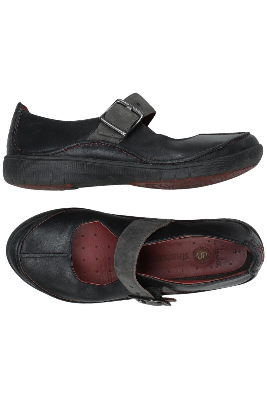 Clarks Women's Half Shoe Black EU 38.5 5