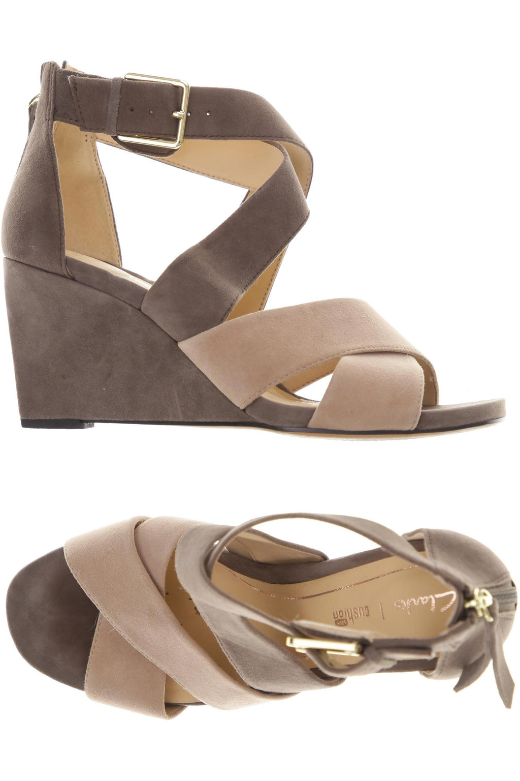 Clarks Women's Sandals Beige EU 41.5 2