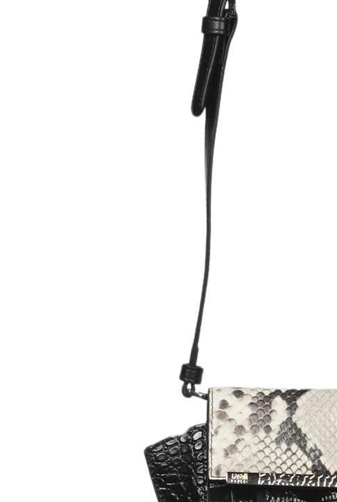 Roberto Cavalli Class Small Leather Handbag Black 4
