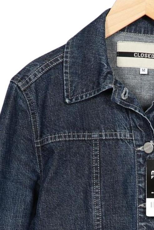 Closed Women's Jacket Blue M Cotton 6