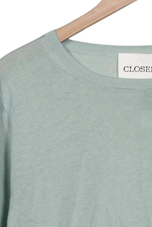 Closed Women's Sweater Light Green M Linen Cotton 4