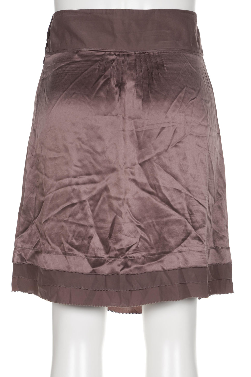 Closed Women Skirt Brown EU 40 Silk 3