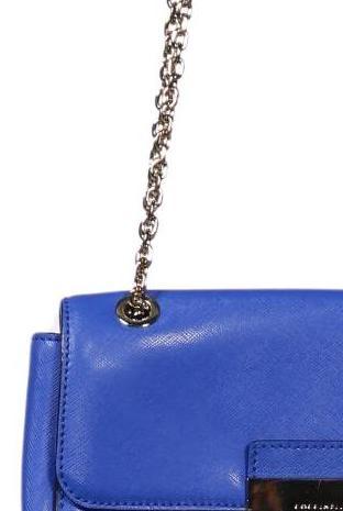Coccinelle Small Leather Handbag Blue 4