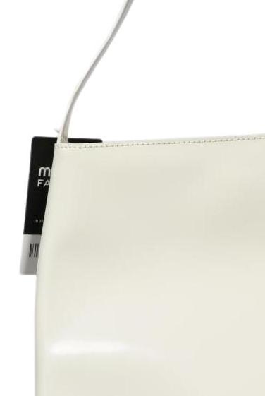 Coccinelle Small Leather Handbag Cream 4