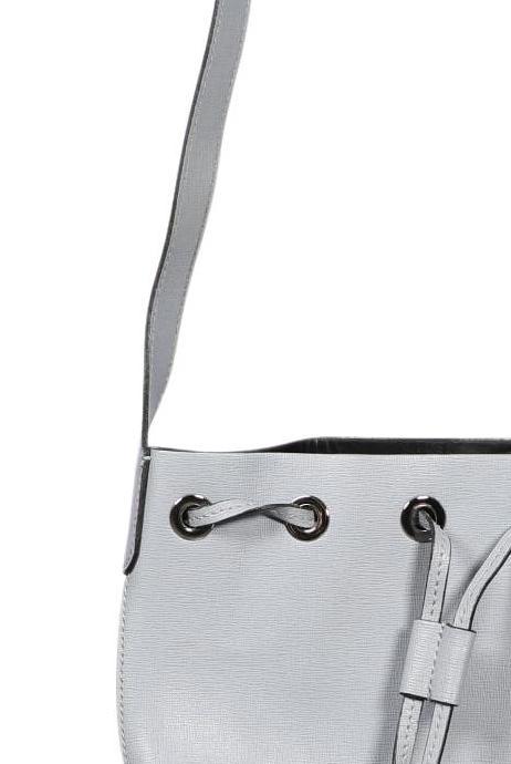 Coccinelle Kleine Ledertasche Hellblau 4