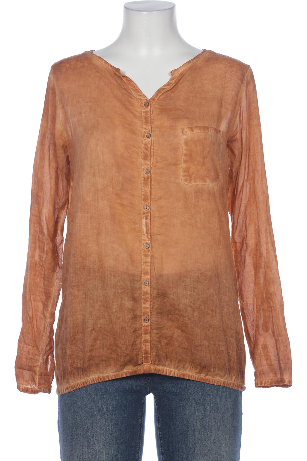 Comma Damen Bluse Braun EU 36 Baumwolle 10