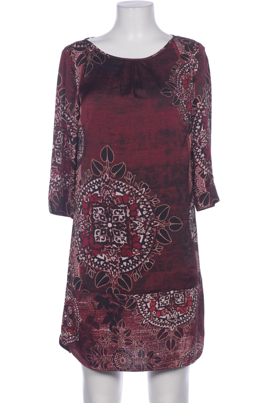 Comma Damen Kleid Bordeaux EU 36 7