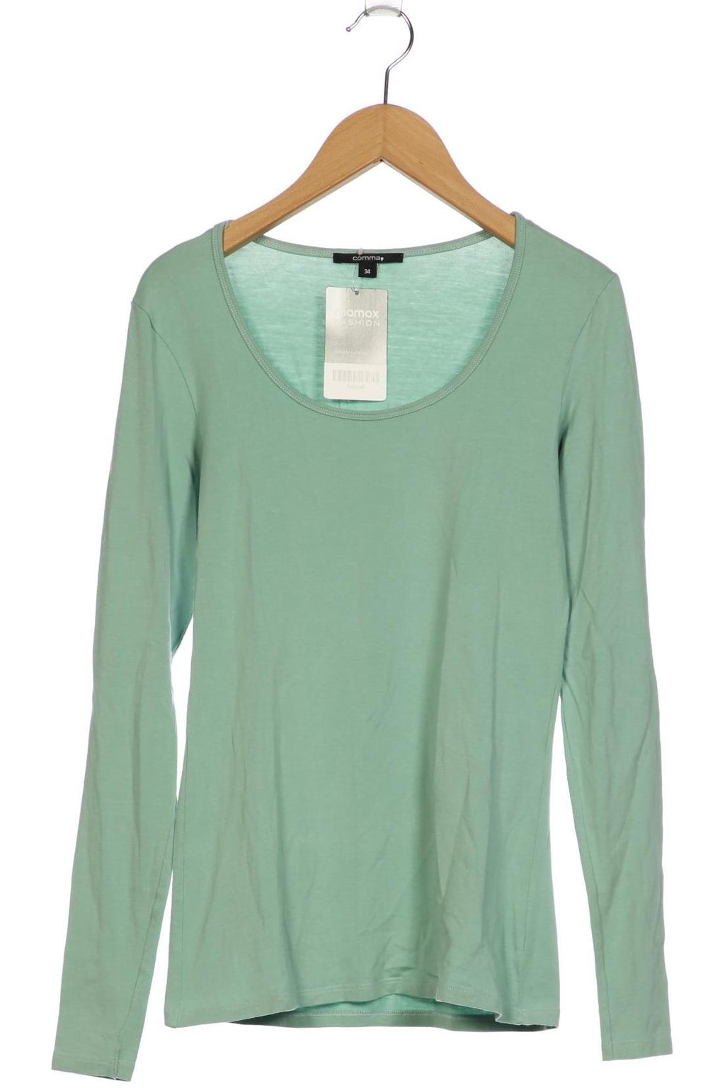 Comma Women's Long Sleeve Shirt Turquoise EU 34 4