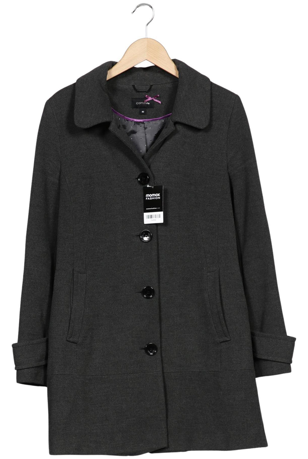 Comma Women Coat Grey EU 40 2
