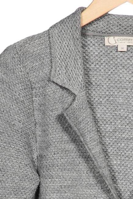 Comma Damen Strickjacke Grau Gr. EU 34 6