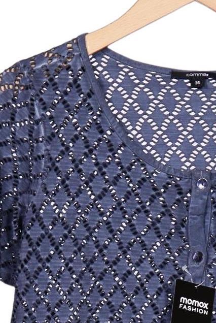 Comma Women T-Shirt Blue EU 36 10