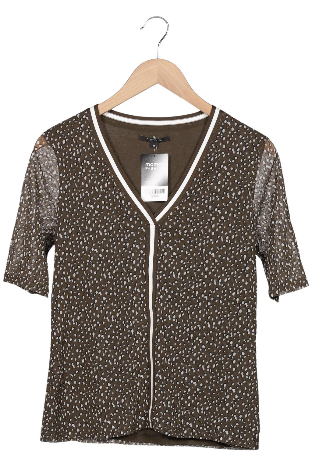 Comma Damen T-Shirt Grün EU 38 4