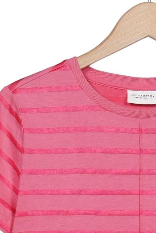 Comma Women's T-Shirt Pink EU 34 3