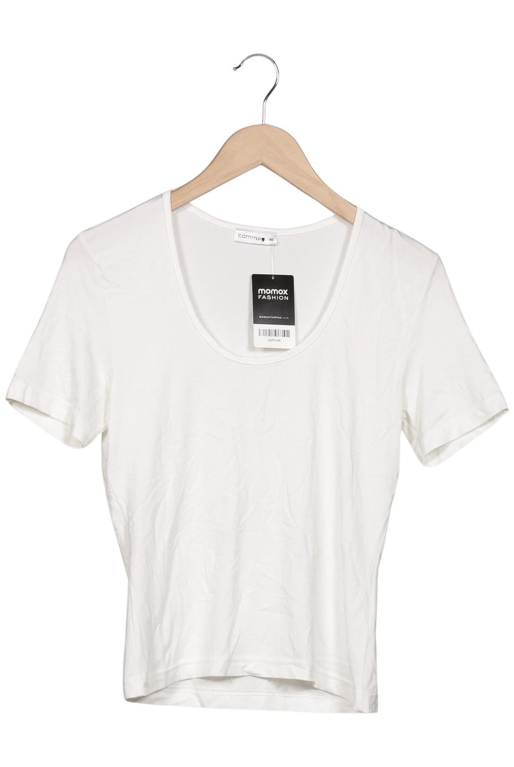 Comma Women T-Shirt White EU 40 Synthetic 2