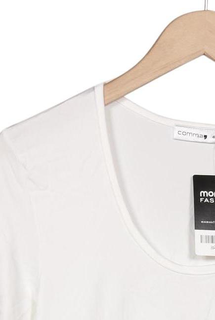 Comma Women T-Shirt White EU 40 Synthetic 3