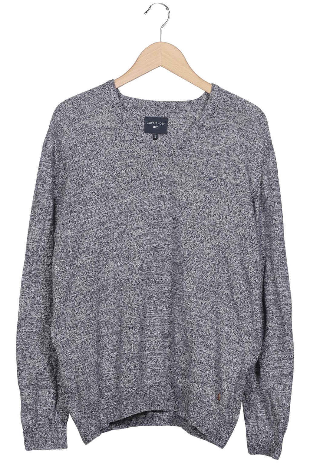 Commander Men Sweater Gray EU 50 Cotton 2
