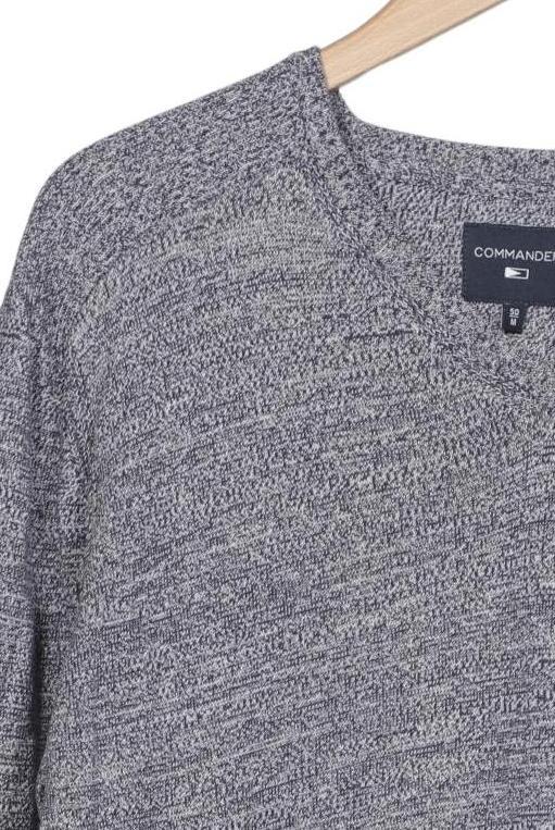 Commander Men Sweater Gray EU 50 Cotton 4