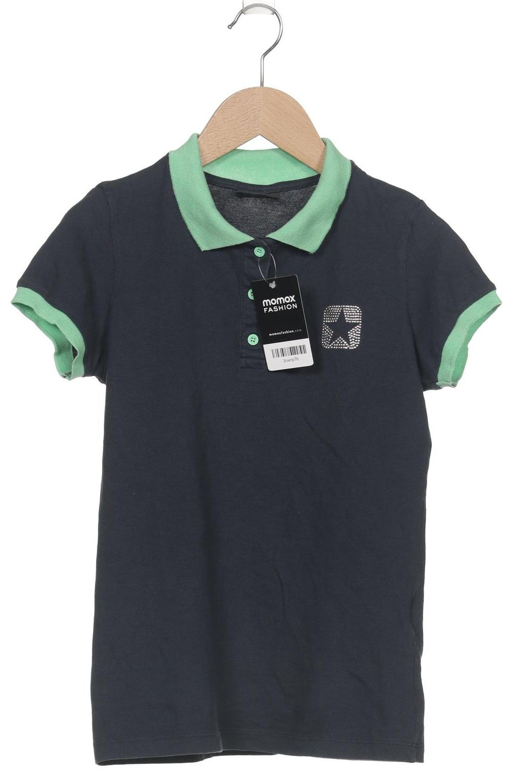Converse Damen Polo Shirt Navy Blue Size S 3
