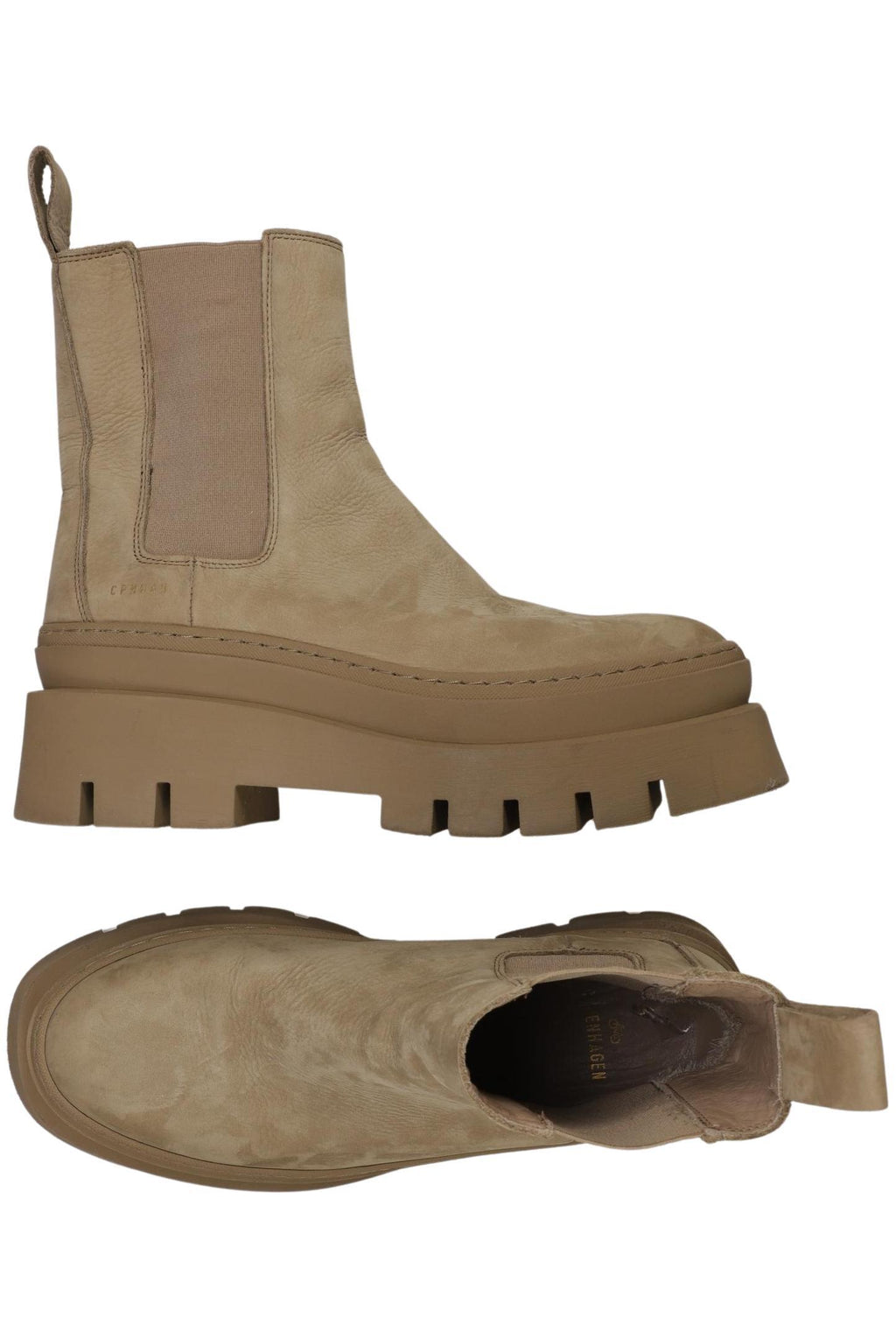 Copenhagen Studios Women's Ankle Boot Beige EU 40 Leather 5