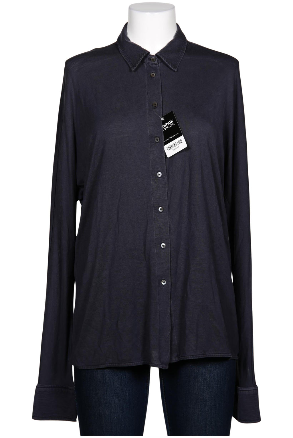 COS Women's Blouse Navy Blue Size L Lyocell 4