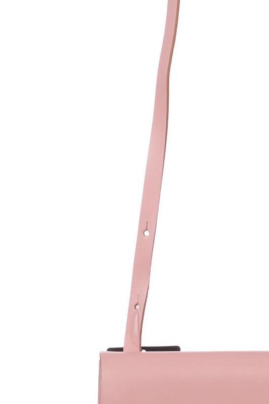COS Damen kleine Ledertasche Pink 7