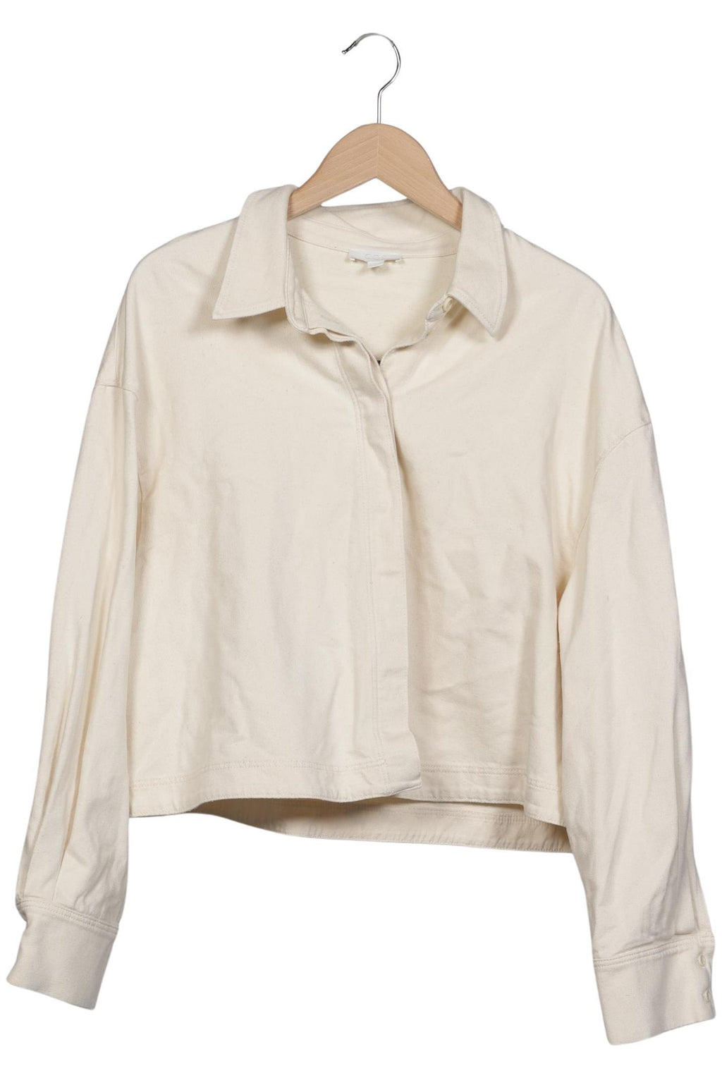 COS Women Jacket Cream White EU 40 Cotton Elasthan Second Hand 2