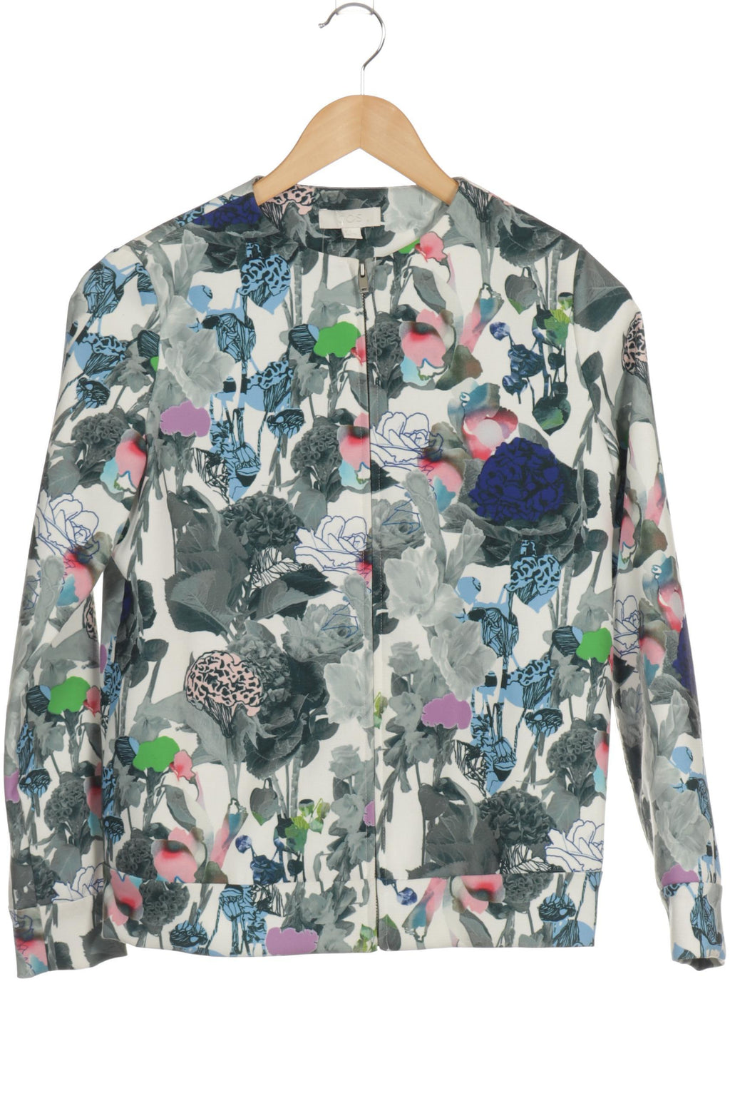 COS Damen Jacke, Grau, EU 34 4