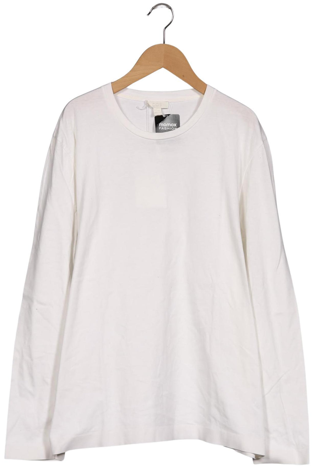 COS Damen Langarmshirt Weiß M Baumwolle 6
