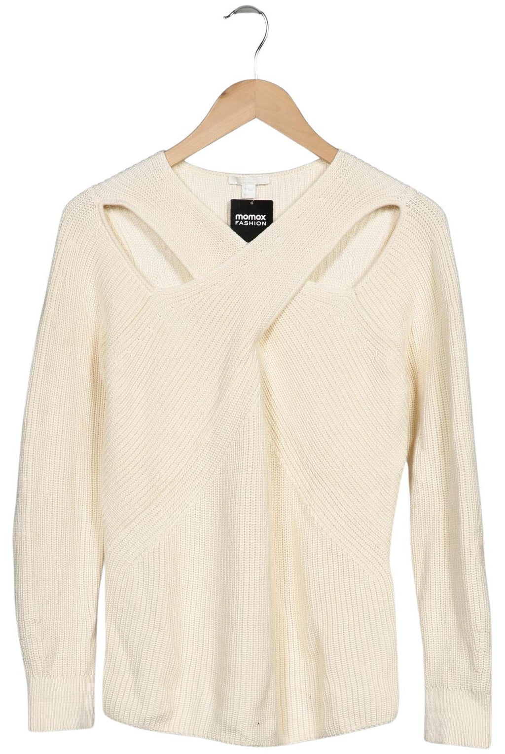 COS Women's Sweater Cream White XS Cotton 7