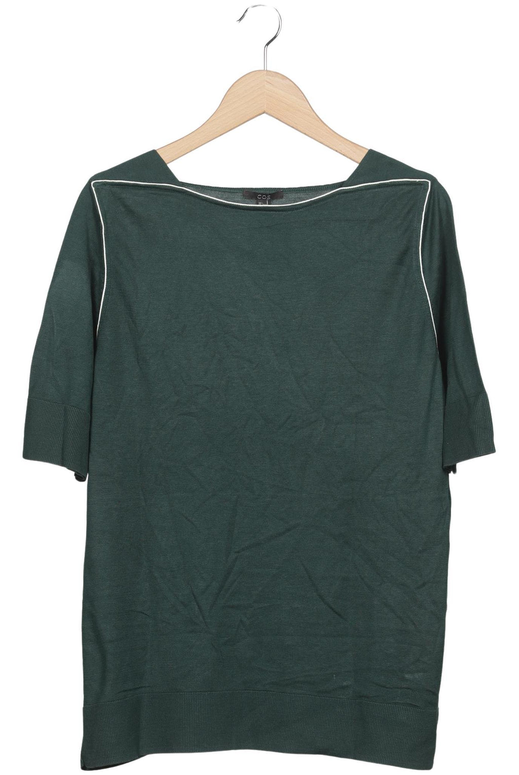 COS Damen Pullover Green L Silk Cotton 2