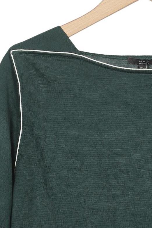 COS Damen Pullover Green L Silk Cotton 4