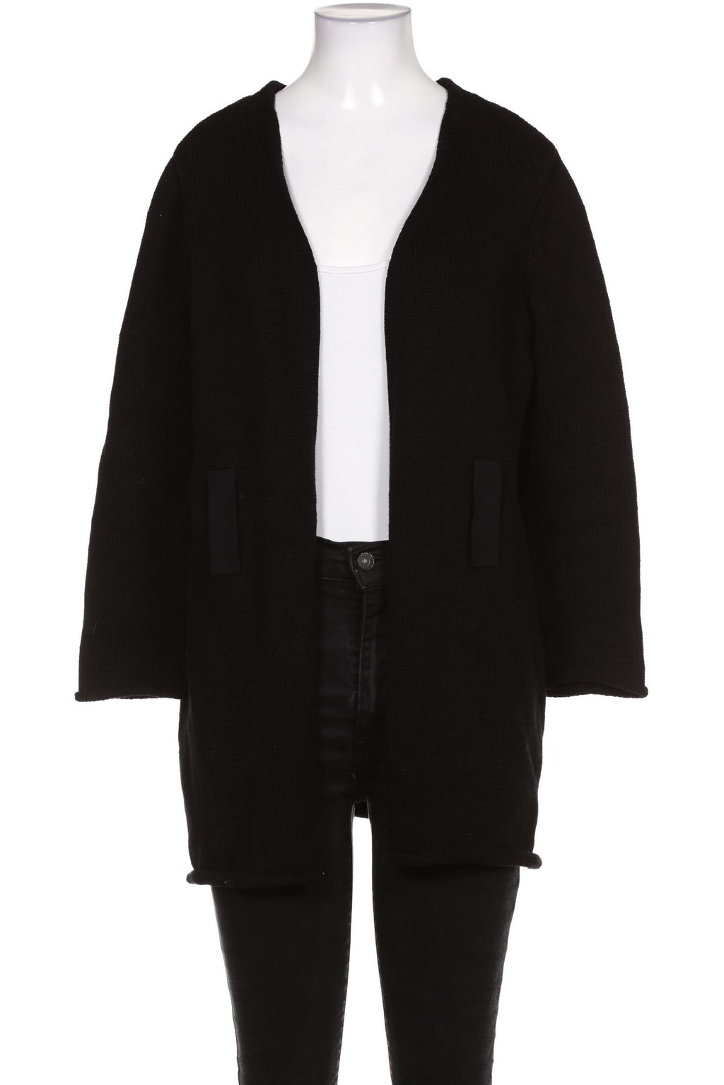 COS Damen Strickjacke, Schwarz, Gr. S 4