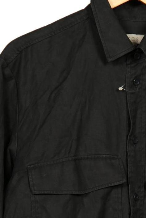 COS Herrenhemd Schwarz Gr. S 4
