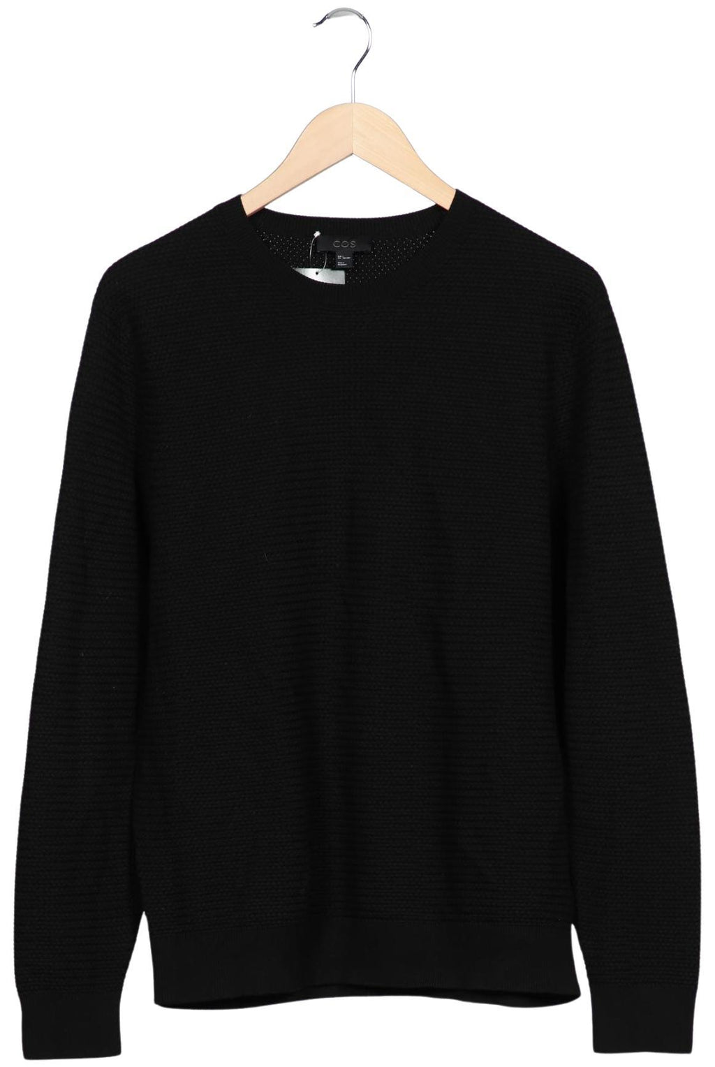COS Men Sweater Black L Cotton 8
