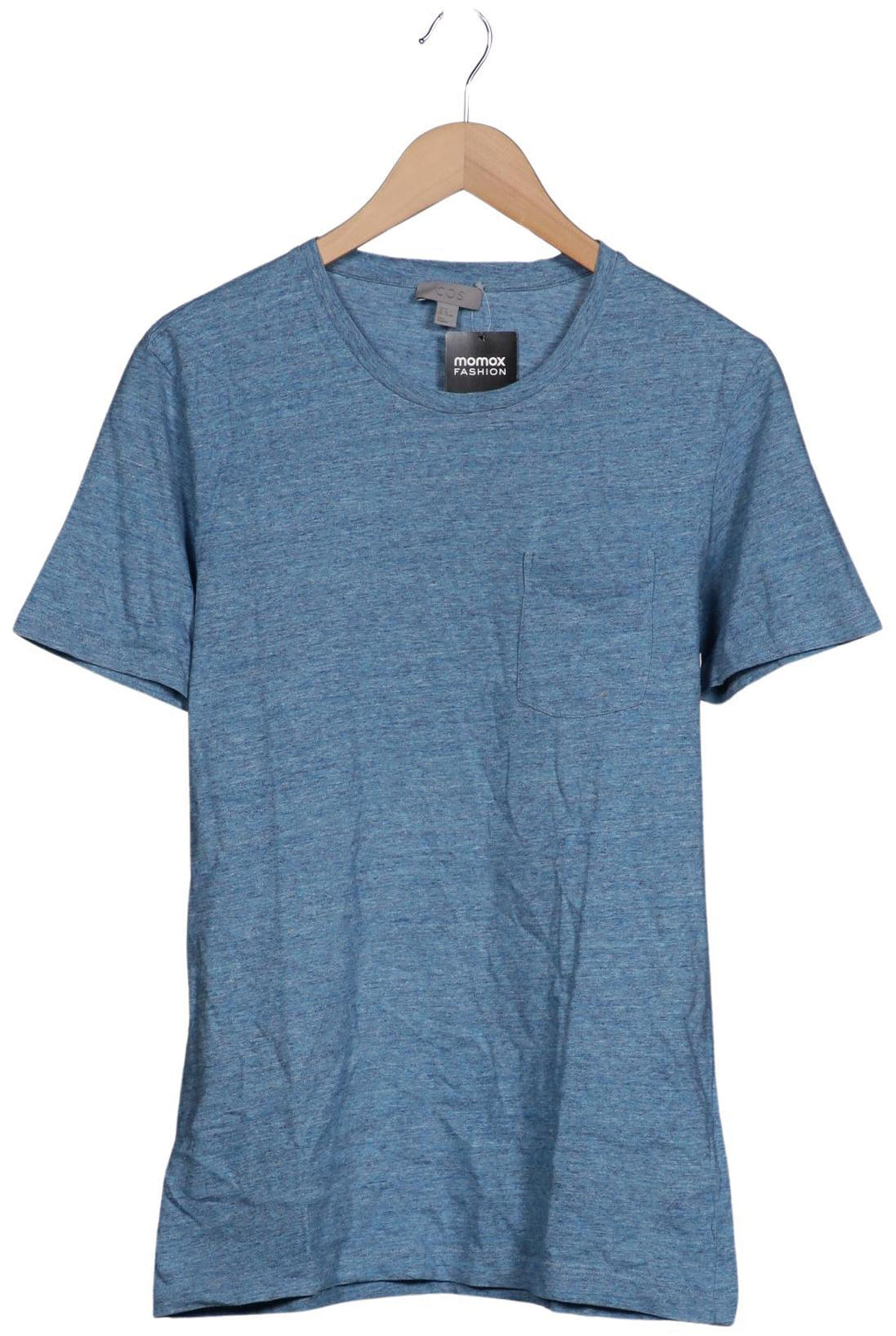 COS Herren T-Shirt, Blau, Gr. M, Baumwolle 2