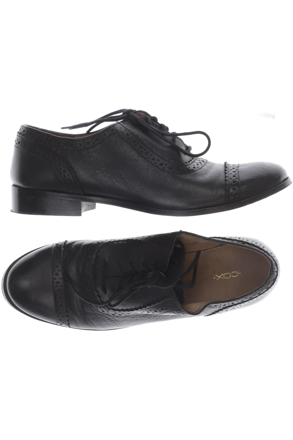 Cox Women Half Shoe Black 37 Leather 3