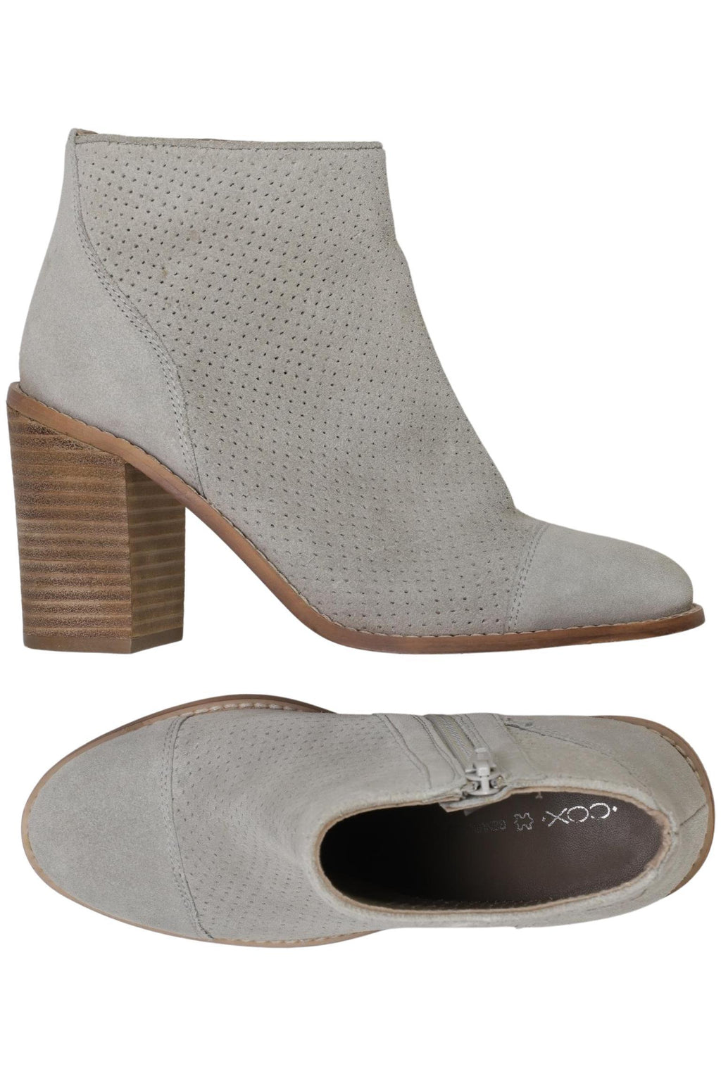 Cox Women's Ankle Boot Gray EU 37 Leather 2