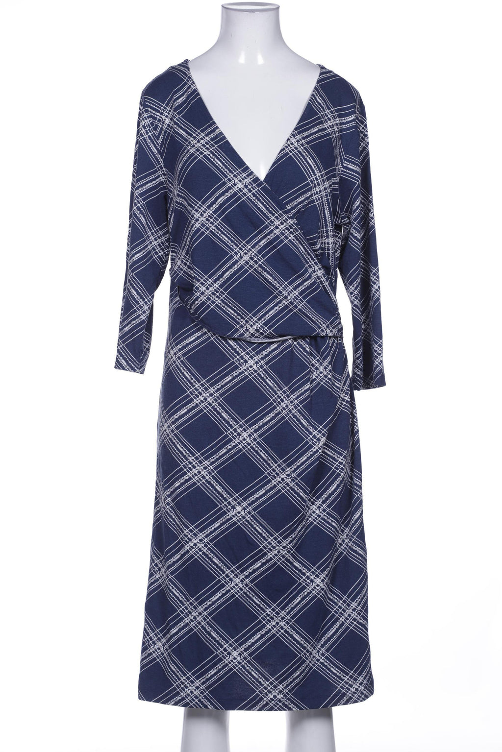 Cream Women's Dress Navy Blue Size S 7