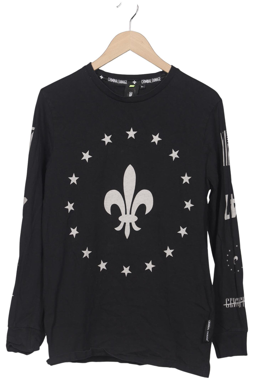 Criminal Damage Men Long Sleeve Shirt Black/M 2