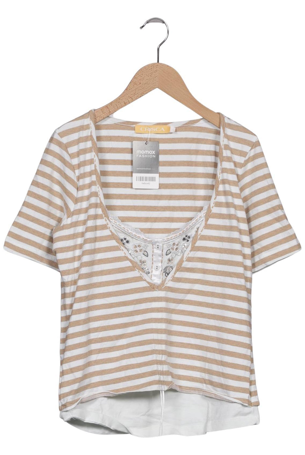 Crisca T-Shirt Brown S 3