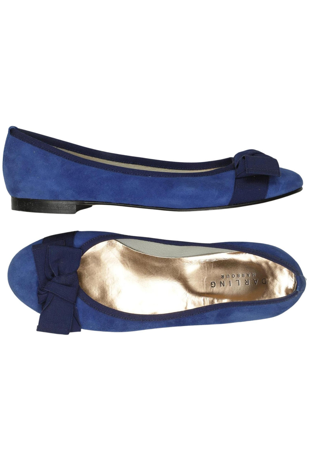 darling harbour Women's Ballerina Navy EU 44 Leather 2