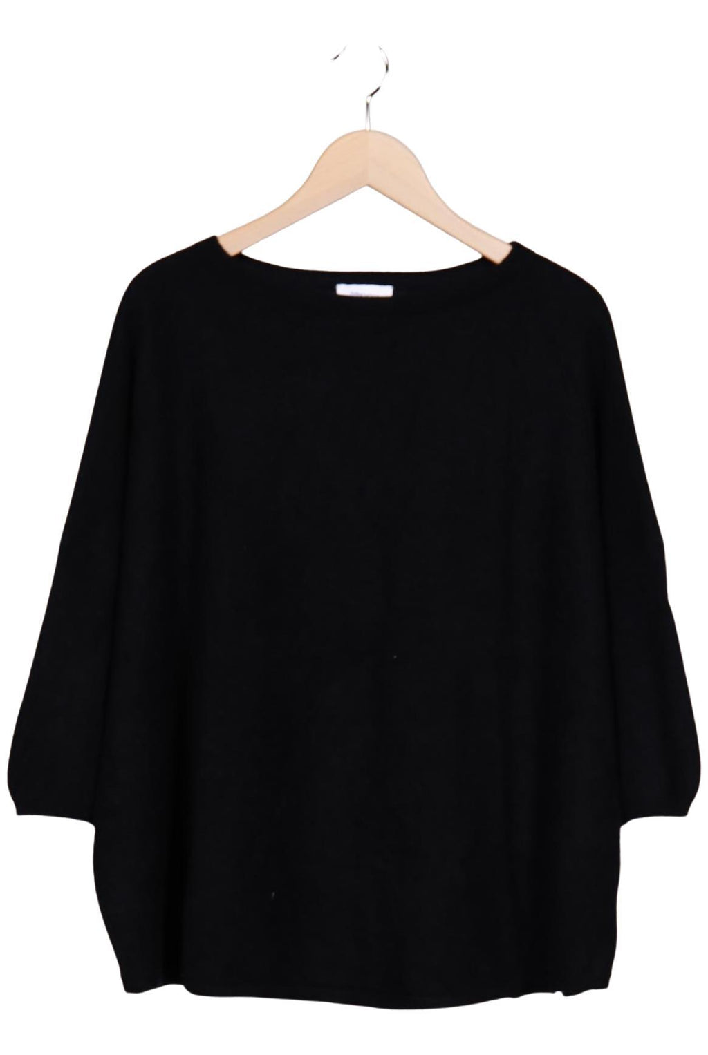 darling harbour Women's Sweater Black M Cashmere 2