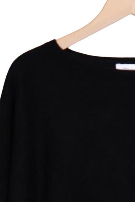 darling harbour Women's Sweater Black M Cashmere 4