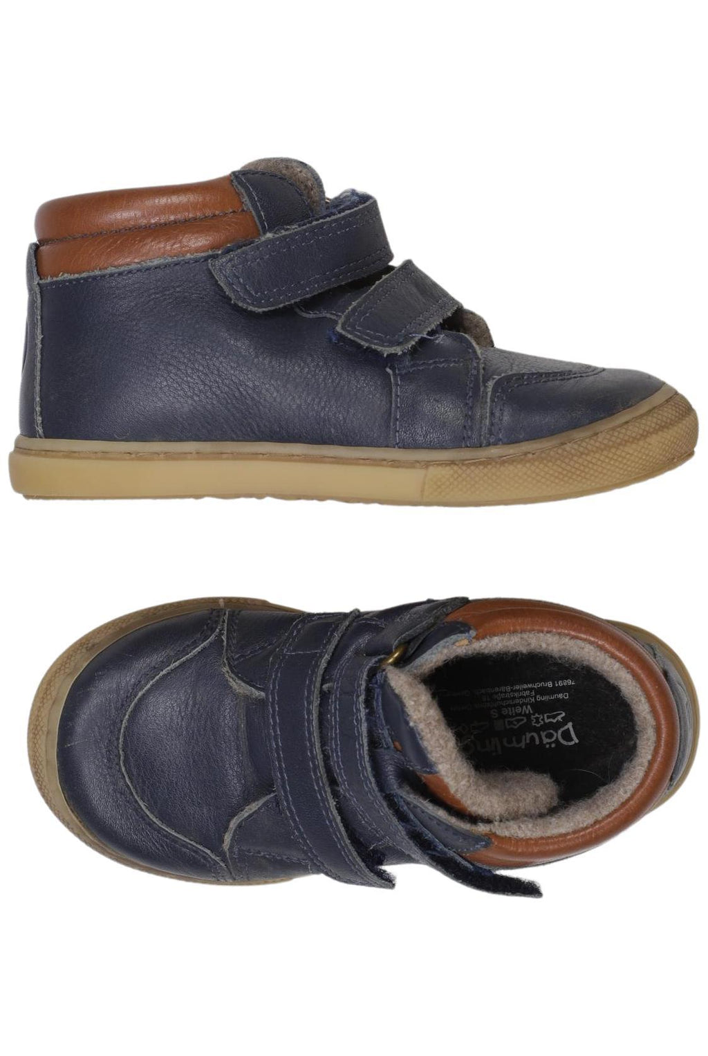 Däumling Boys Leather Shoe Navy EU 23 2
